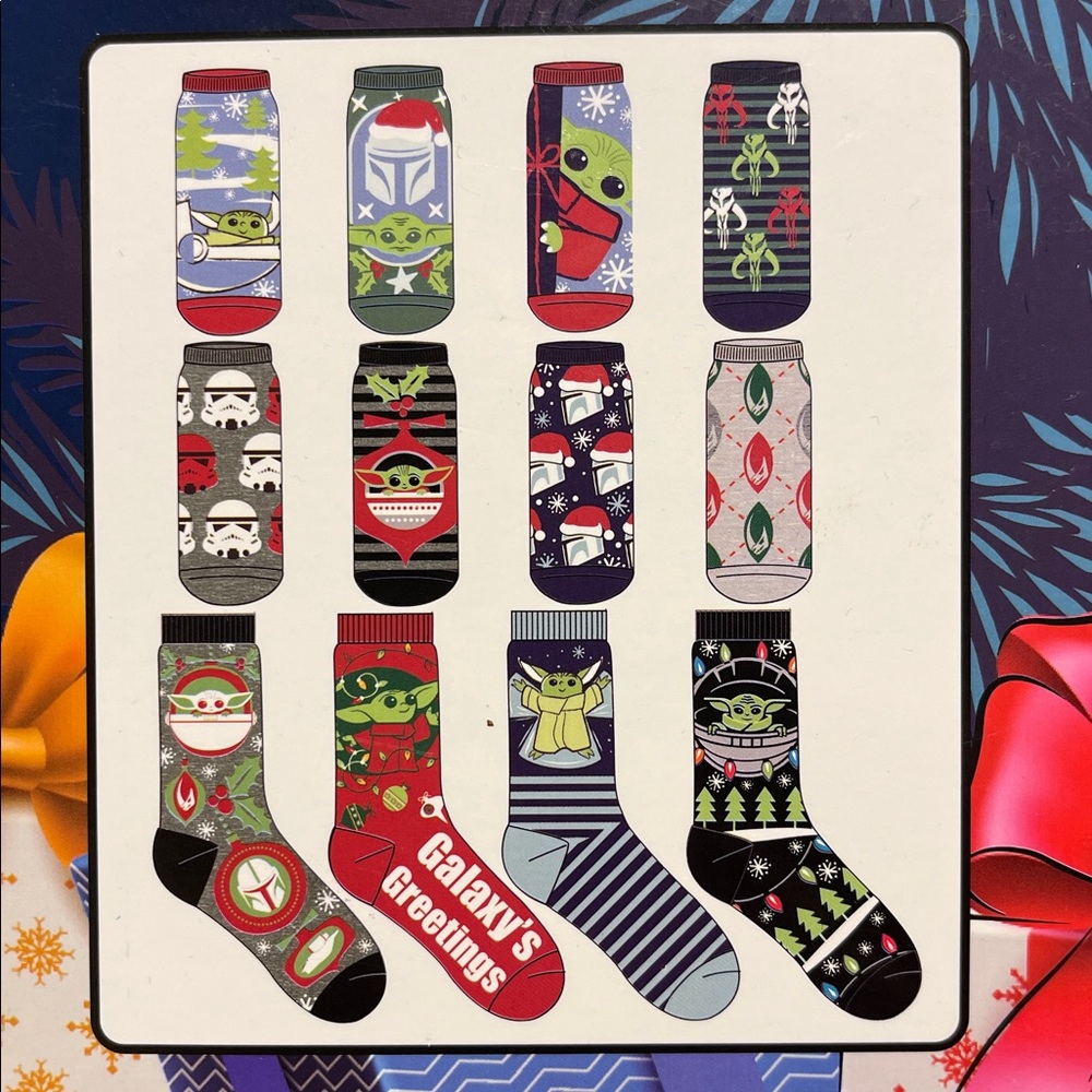 NEW Mandalorian 12 pack of socks size 6 to 12